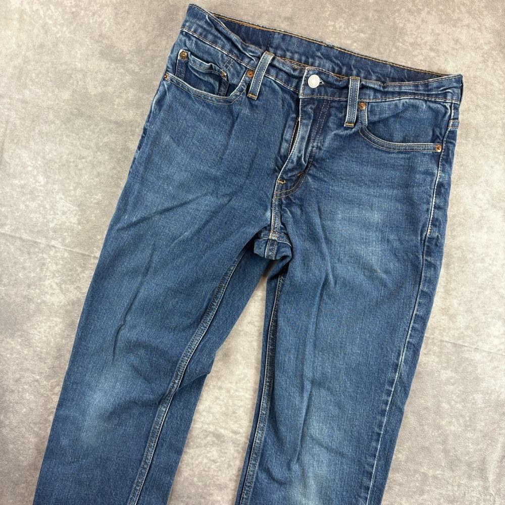 Levi's 511 Jeans Mens 30x32 Blue Light Wash Denim Skater Workwear Cowboy